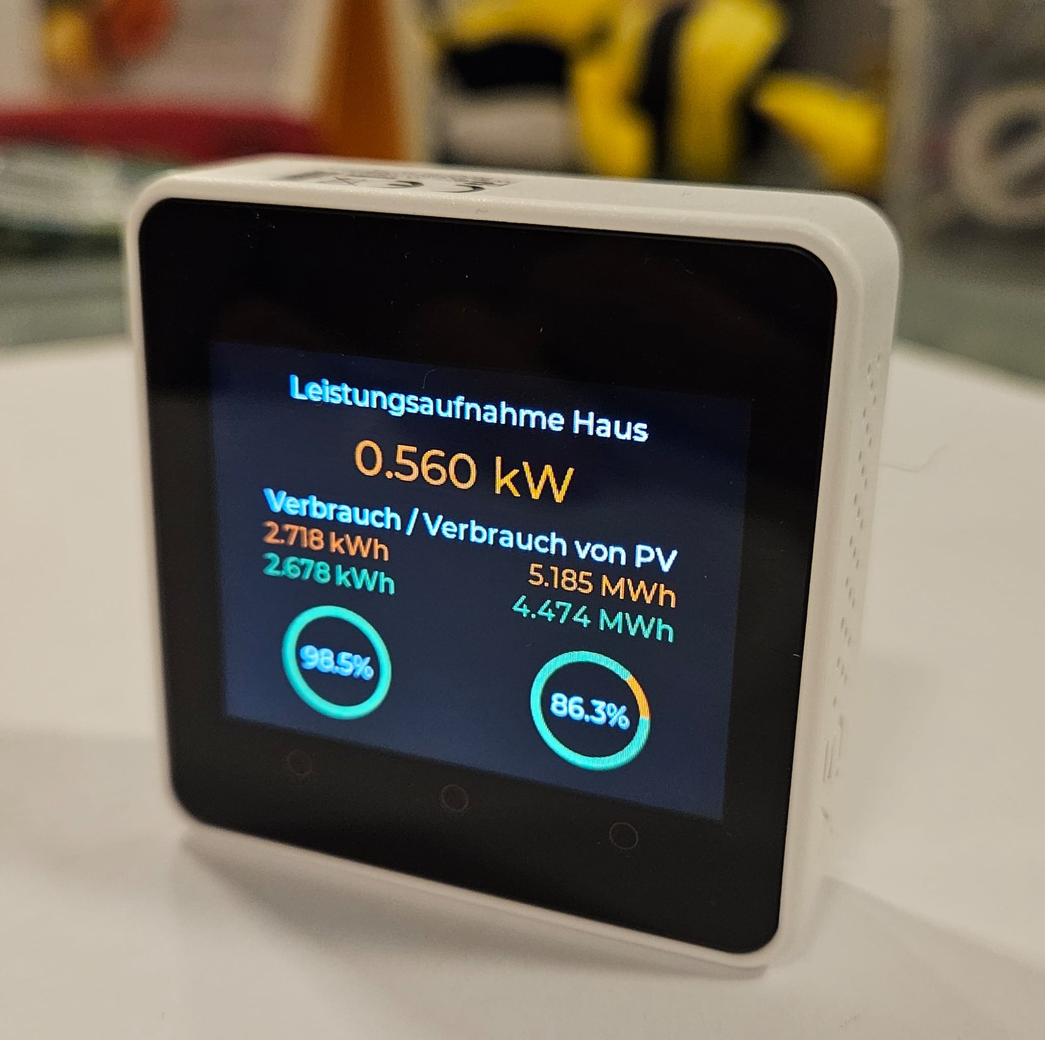 PVvis Display Hausverbrauch